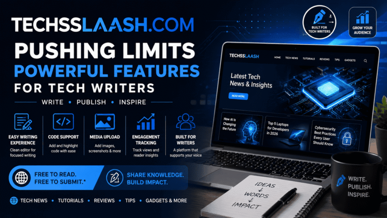 Techsslaash.com - Pushing Limits Powerful Features for Tech Writers