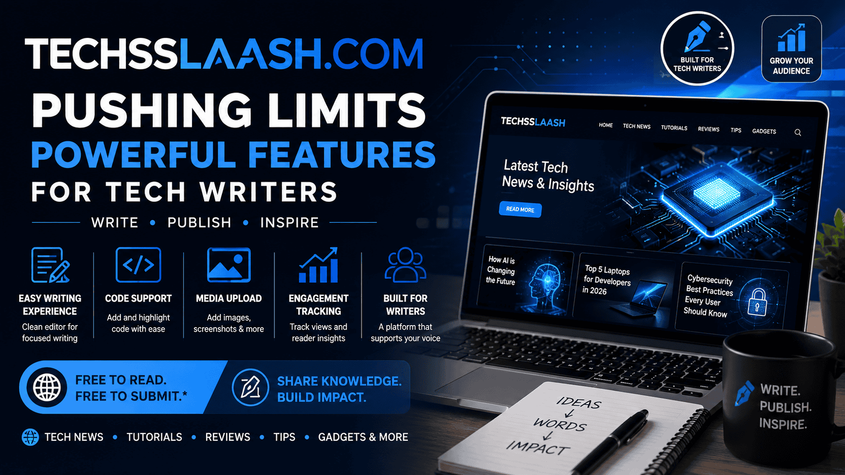 Techsslaash.com - Pushing Limits Powerful Features for Tech Writers