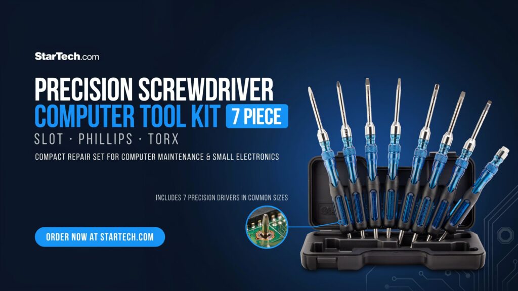 StarTech.com 7 Piece Precision Screwdriver Computer Tool Kit
