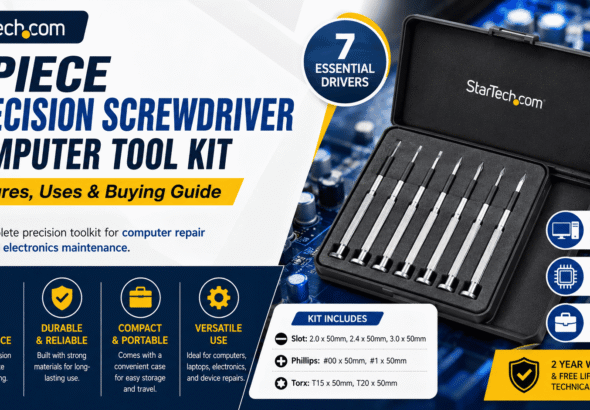StarTech.com 7 Piece Precision Screwdriver Computer Tool Kit