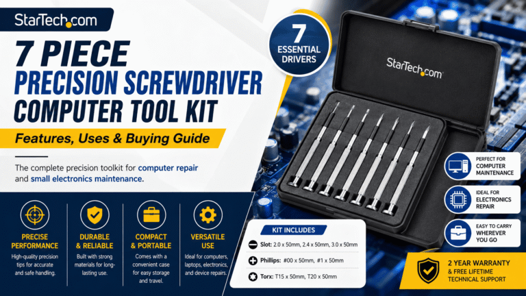 StarTech.com 7 Piece Precision Screwdriver Computer Tool Kit