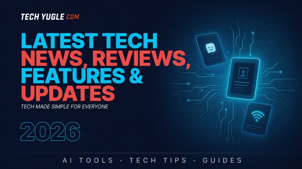 Tech Yugle Com | Latest Tech News, Reviews, Features & Updates (2026)