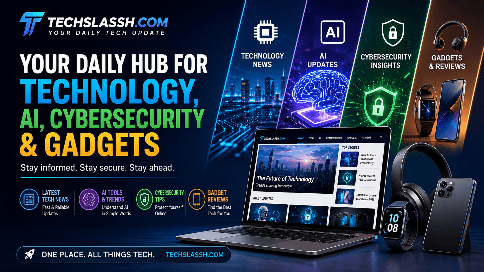 Techslassh.com | Your Daily Hub for Technology, AI, Cybersecurity & Gadgets